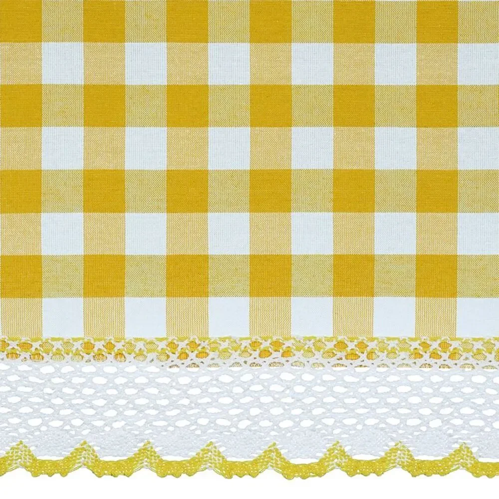 Achim Home Furnishing: Buffalo Yellow Plaid Modern Window Curtain Panel , 72